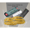 Zestaw 10mb Taśma LED CYFROWA COB 24V WS2811 IC biała dzienna, Sterownik Super Slim